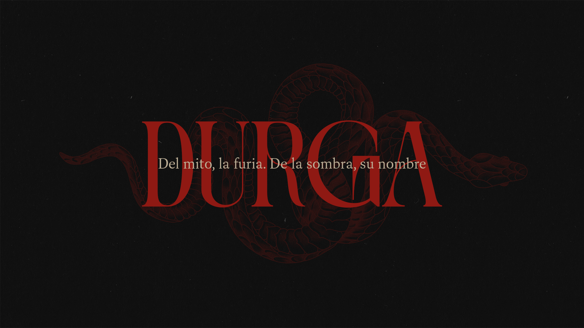 Del mito, la furia. De la sombra, su nombre