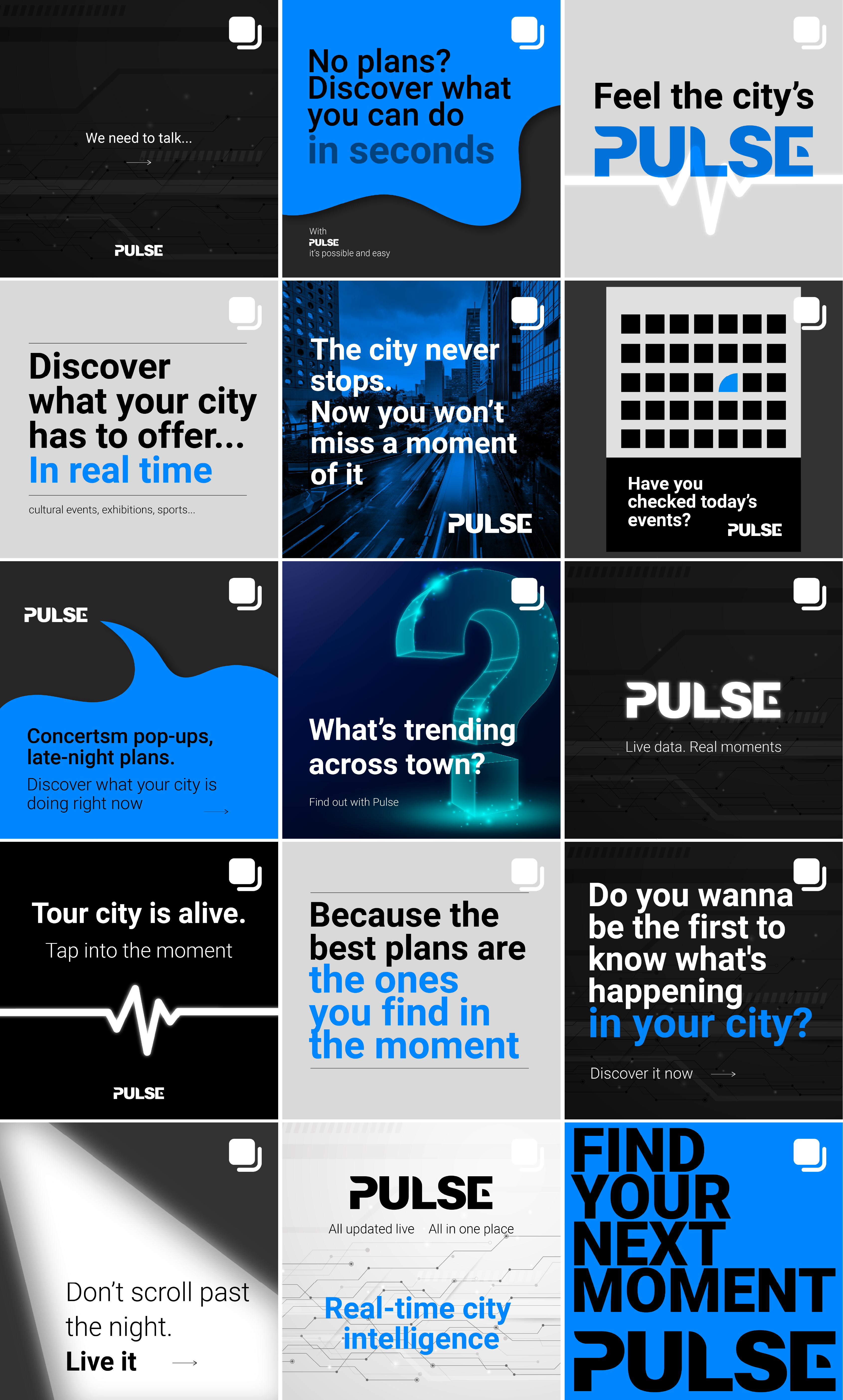 Pulse post grid