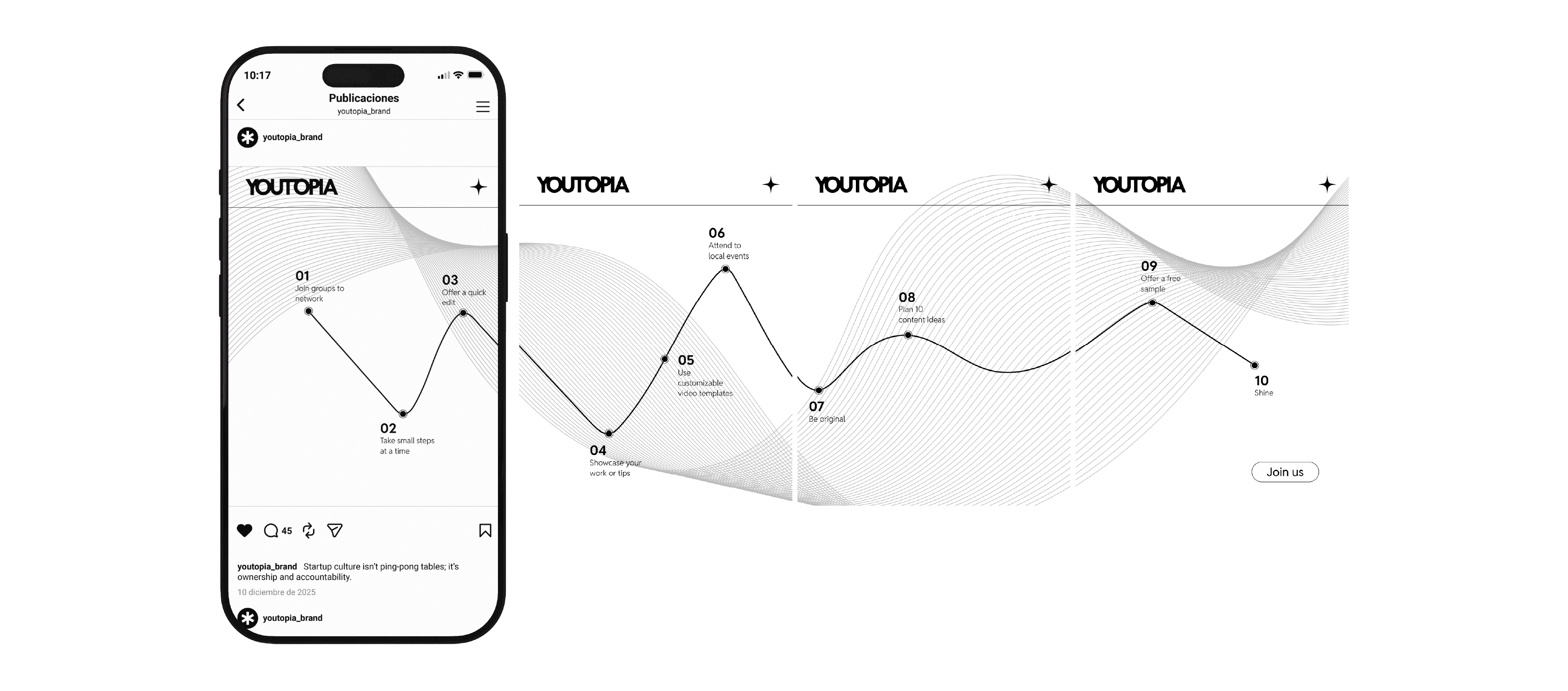 Youtopia carousel